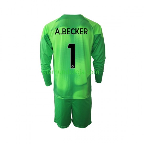 Camisola Liverpool A.Becker 1 Guarda-redes Criança Equipamento Terceiro 2022-2023 Manga Comprida
